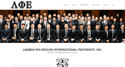 Desktop Screenshot of lambdaphiepsilon.com